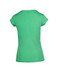 A green Women's Hanley T-shirt featuring a fitted design and cap sleeves, with a branding logo at the back.