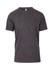 Men's/unisex stone wash T-shirt in dark grey. Features a classic crew neckline and short sleeves. Includes a logo.
