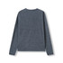 A grey long sleeve t-shirt with a raglan design and no visible logos or text.