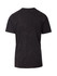 A black stone wash T-shirt with a simple design and a soft texture. Features a logo on the back.