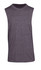 A grey sleeveless tee from the Greatness Range, featuring a simple design and no visible branding.