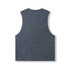 A sleeveless grey heather t-shirt with a simple design and no visible logo.