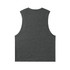 A grey sleeveless tee from the Greatness Range, featuring a smooth fabric and a simple design on the back.