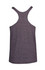 A grey athletic T-back singlet for men, featuring a fitted design and wide shoulder straps. It has a logo on it.