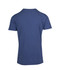 A men's heavy marl T-shirt in a deep blue colour, featuring a plain back and short sleeves.