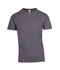 A grey heavy marl t-shirt with a crew neckline and short sleeves, featuring a logo on the label.