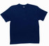 A navy unisex V-neck T-shirt featuring short sleeves and a simple design, with a logo on the inner label.