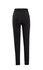 Brushed fleece track pants in black, featuring a fitted waistband and tapered legs. Includes a logo.