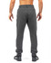 Men's track pants in brushed fleece, featuring a grey colour and a casual fit. Includes a logo on the side.