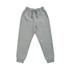 Three-layer cotton track pants in grey, featuring an elastic waistband and side pockets. Suitable for kids.