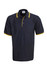 Pique Polo with Striped Collar/Cuff, Adults