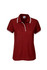 Pique Polo with Striped Collar/Cuff, Ladies