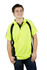 Mens Hi Vis Coolfast Mini Waffle Polo