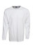 Long Sleeve Pre-shrunk cotton T-shirt, Adults (White)