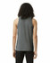 A unisex fine jersey tank in a grey colour, featuring a plain back view with no visible branding.