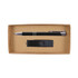 A boxed gift set featuring a sleek black pen and a USB flash drive, all packaged in a simple cardboard box.