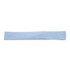 A light blue fabric strip with a solid texture, designed for use as a headband or accessory.