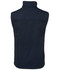 A navy reversible vest with a high collar and a simple design, featuring no visible logos.