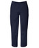 Unisex scrub pants in navy blue with an elastic waistband and side pockets. Features a subtle logo.