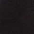 A black ankle sock featuring a textured pattern, part of a five-pack set. Includes branding on the sock.