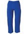 Track pants in a vibrant blue colour with an elastic waistband and a side pocket detail. Features branding.