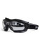 Protective goggles featuring a black frame and adjustable strap, designed for safety and comfort.
