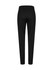 A pair of black ladies' chino pants, featuring a tapered leg and back pockets. Includes a logo on the waistband.
