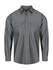 A men's long sleeve shirt in grey, featuring two chest pockets and a button-up front. Includes a logo branding.