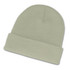 A light green beanie with a folded cuff, named Everest Beanie.