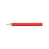 A red HB Mini Pencil designed for writing, featuring a traditional grey lead tip.