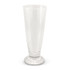 A beer glass with a sleek design featuring a tall, flared shape and a sturdy base, ideal for enjoying beverages.