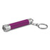 A Titan Torch Key Ring in vibrant purple with a silver keychain attachment.