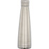 A drink bottle featuring a sleek stainless steel design with a vacuum insulated body. It has a branded logo.