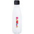A drink bottle in white with a colourful logo, featuring a vacuum insulated design and a 500ml capacity.