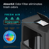 Trash Can with Wheels and Odor Filter