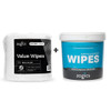 Value Wipes (Single Roll) + Bucket Dispenser