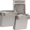 Dual ADA water fountain with bottle filler Elkay