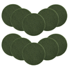 MotorScrubber green floor scrubbing pads 10 per case for M3 and JET3