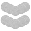 MotorScrubber buffing pads for floor buffer white double-sided 10 case