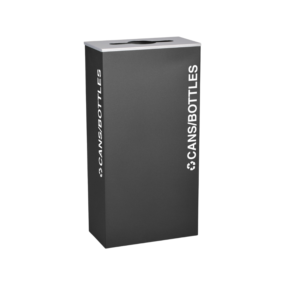 ADA-Compliant 17-Gallon Recycling Bin for Cans & Bottles