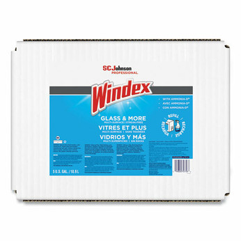 Windex Glass Cleaner with Ammonia-D, 5 Gal Bag-in-Box Dispenser