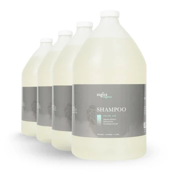 Bulk Zogics Organics Fresh Air Shampoo—invigorating scent for salon‑style wash