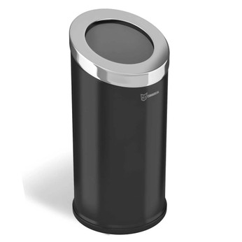 15 Gal Open Top Beveled Round Trash Can
