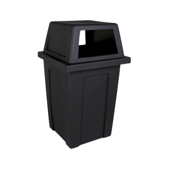 Weather Resistant Trash Bin For High Traffic Areas