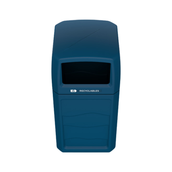 High Capacity Recycling Bin for Outdoor Spaces