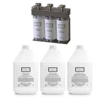 Beekman 1802™ Bath & Body Care Gallon Sampler Case + Oval Dispenser