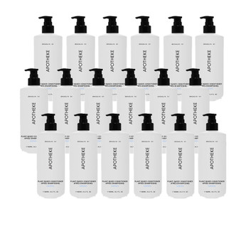 Bulk case of 18 Vetiver Conditioners—eco-friendly refill bottles with herbal extract formula