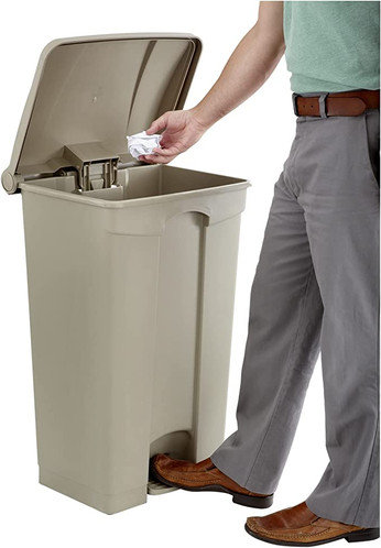 Large Capacity Plastic Step-On Receptacle