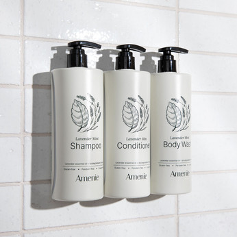 Amenie Lavender Mint Conditioner Shower Dispenser