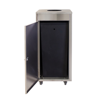 Stainless Steel Recycling Receptacle